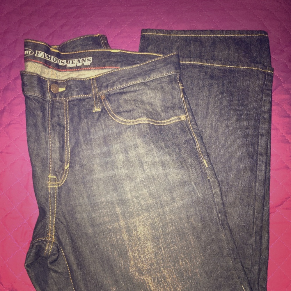 🙃Old Navy Straight leg dark denim jeans NWOT